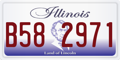 IL license plate B582971