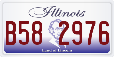 IL license plate B582976