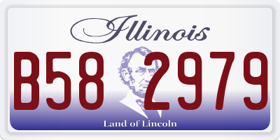IL license plate B582979
