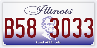 IL license plate B583033
