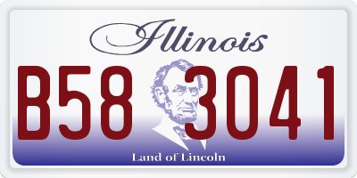 IL license plate B583041