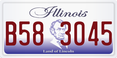 IL license plate B583045