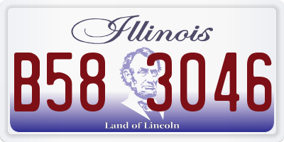 IL license plate B583046