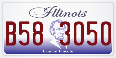 IL license plate B583050