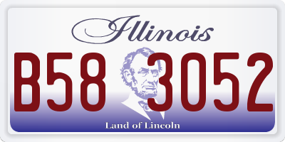 IL license plate B583052