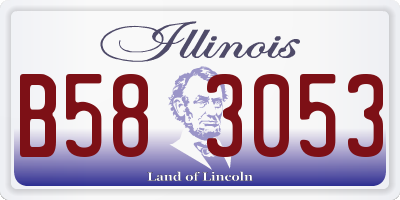 IL license plate B583053