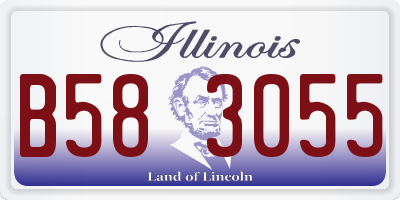 IL license plate B583055