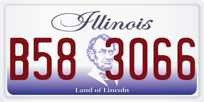 IL license plate B583066