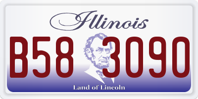 IL license plate B583090
