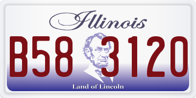 IL license plate B583120