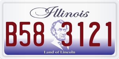IL license plate B583121
