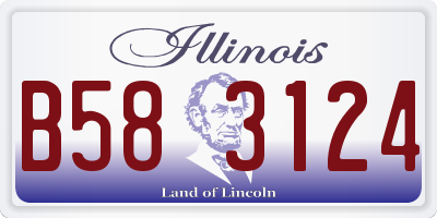 IL license plate B583124