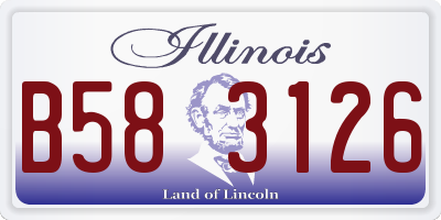 IL license plate B583126