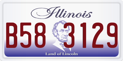 IL license plate B583129