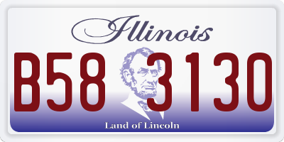 IL license plate B583130