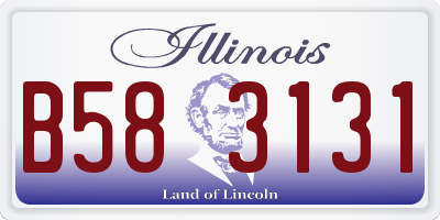 IL license plate B583131