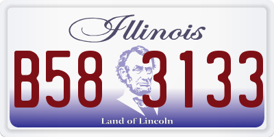 IL license plate B583133