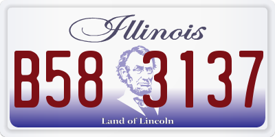IL license plate B583137