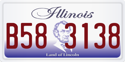 IL license plate B583138