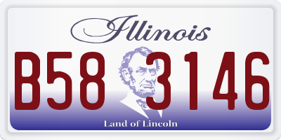 IL license plate B583146