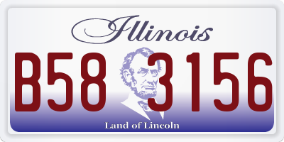 IL license plate B583156