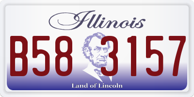 IL license plate B583157