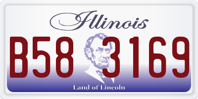 IL license plate B583169