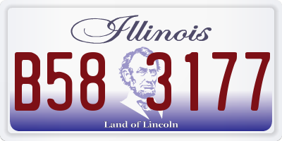 IL license plate B583177
