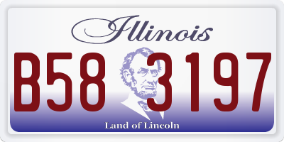 IL license plate B583197