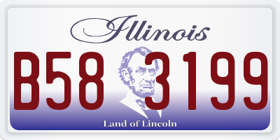 IL license plate B583199