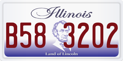 IL license plate B583202