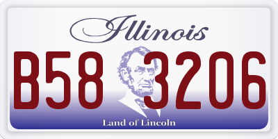 IL license plate B583206
