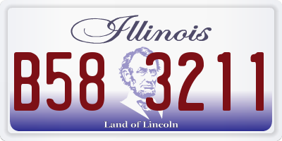 IL license plate B583211