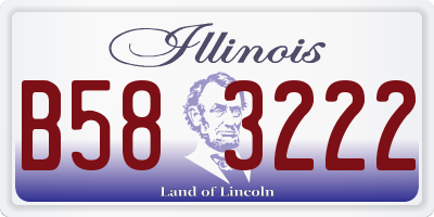 IL license plate B583222