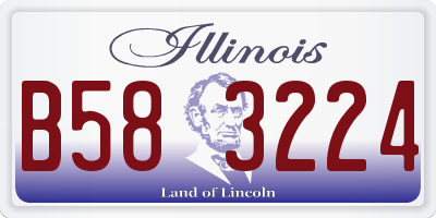 IL license plate B583224