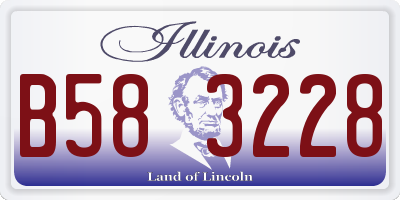IL license plate B583228