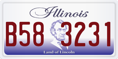 IL license plate B583231