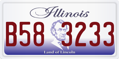 IL license plate B583233