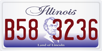 IL license plate B583236