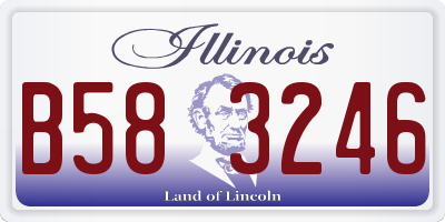 IL license plate B583246