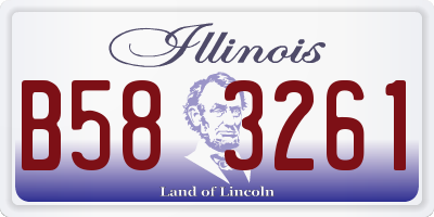IL license plate B583261