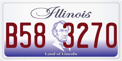 IL license plate B583270