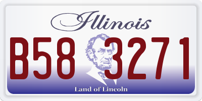 IL license plate B583271