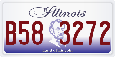 IL license plate B583272