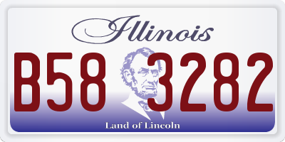 IL license plate B583282
