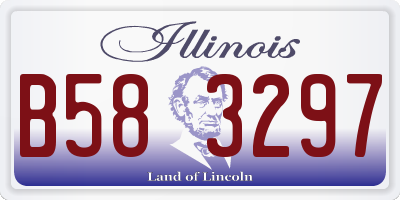 IL license plate B583297
