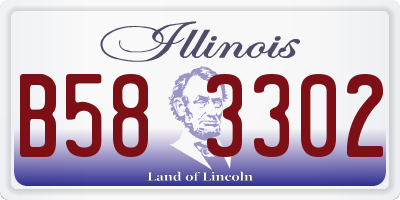 IL license plate B583302