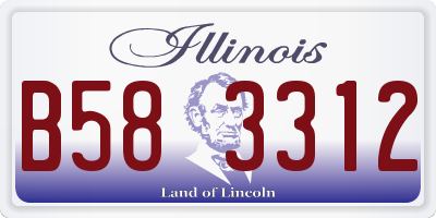 IL license plate B583312