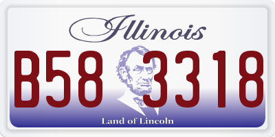 IL license plate B583318