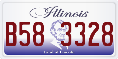 IL license plate B583328